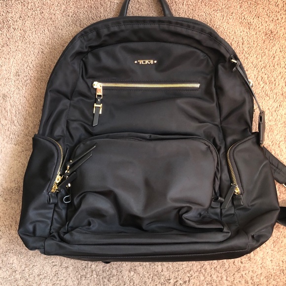 Tumi voyager Carson backpack - gold hardware - Picture 4 of 15